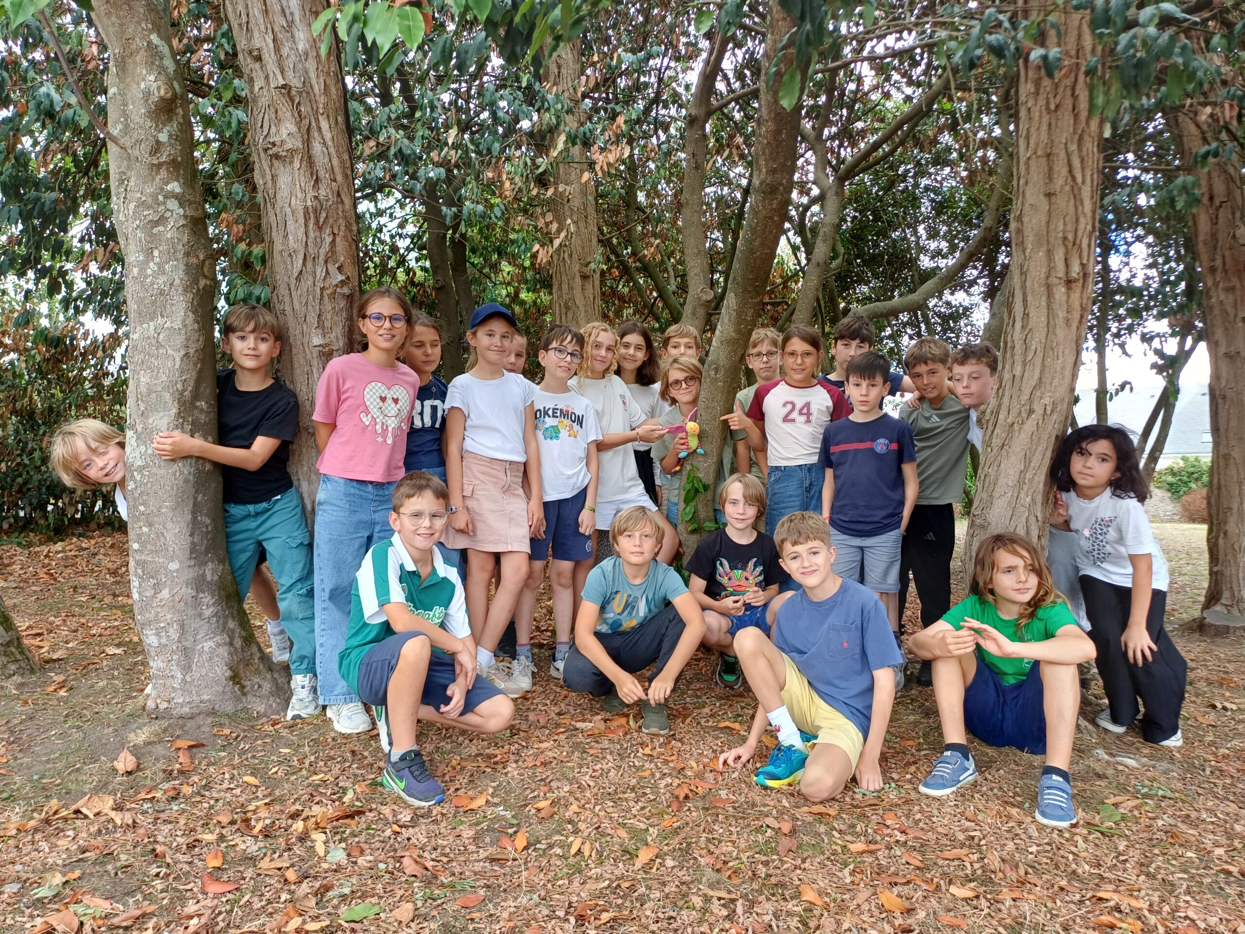 Les CM font leur première école du dehors !